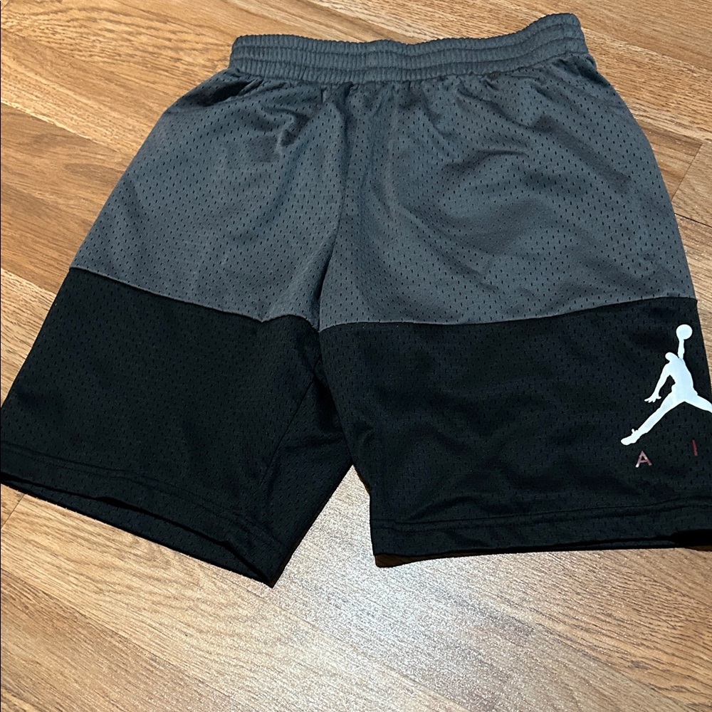 Jordan Black and Gray Athletic Shorts